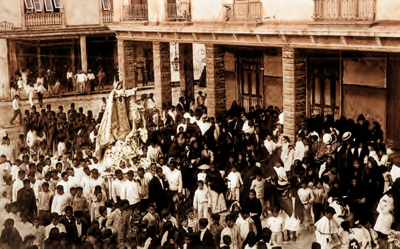 "Our Lady of Mercedes" in Procession, Guayaquil, Ecuador.
