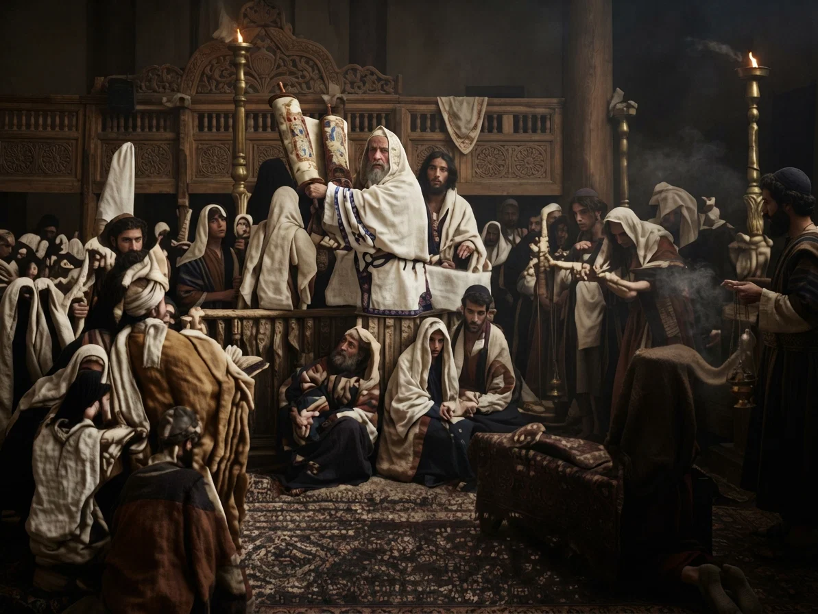 THE SERVICE IN THE TEMPLE