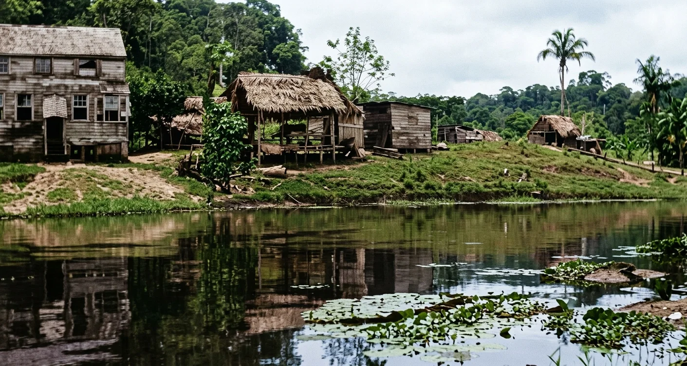 Seba, Once a Dutch Settlement, about 105 Miles up the River.