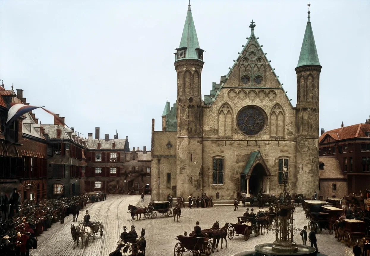 Peace Conference Building at The Hague—Opening Day (1907)