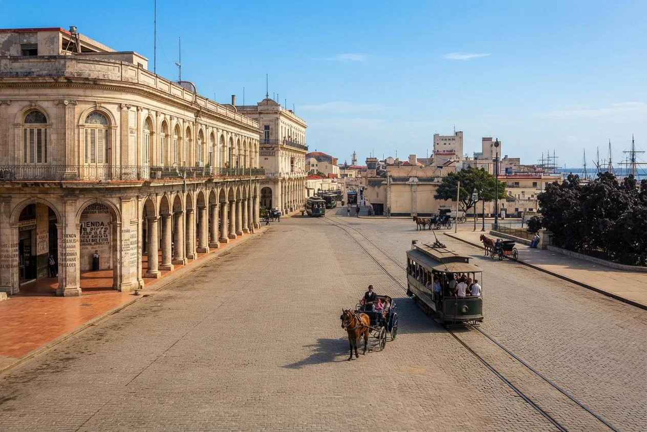 HAVANA, CUBA. Nearly as large as San Francisco, and as fine a city as any in the World