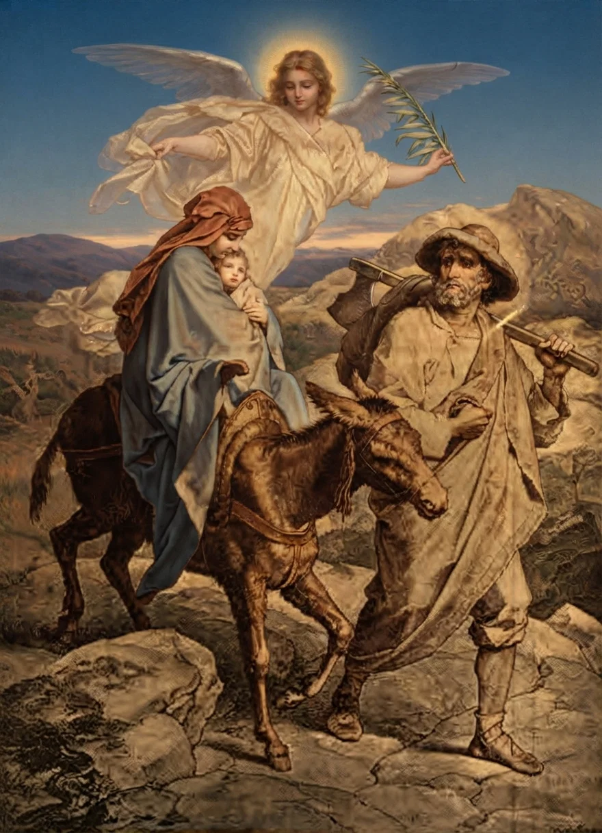 The Holy Family between Egypt and Judea