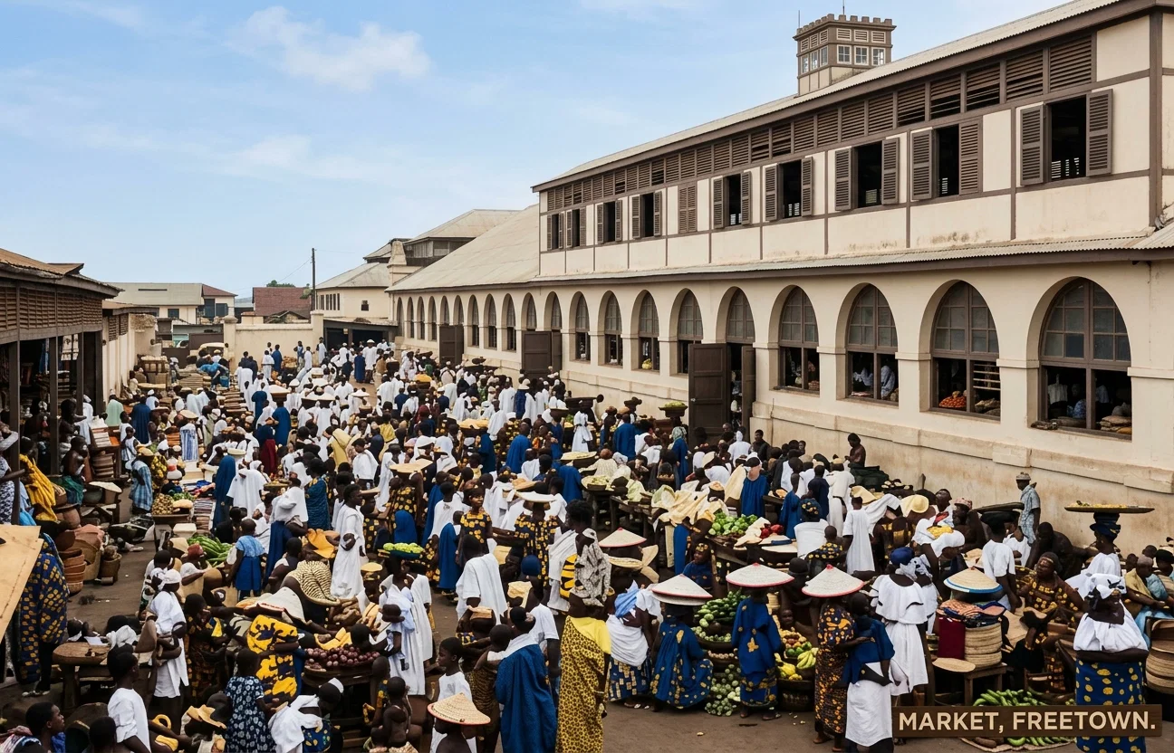 PUBLIC MARKET, FREETOWN, SIERRA LEONE