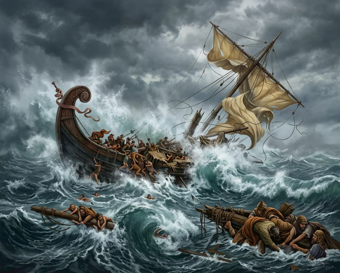 PAUL SHIPWRECKED.