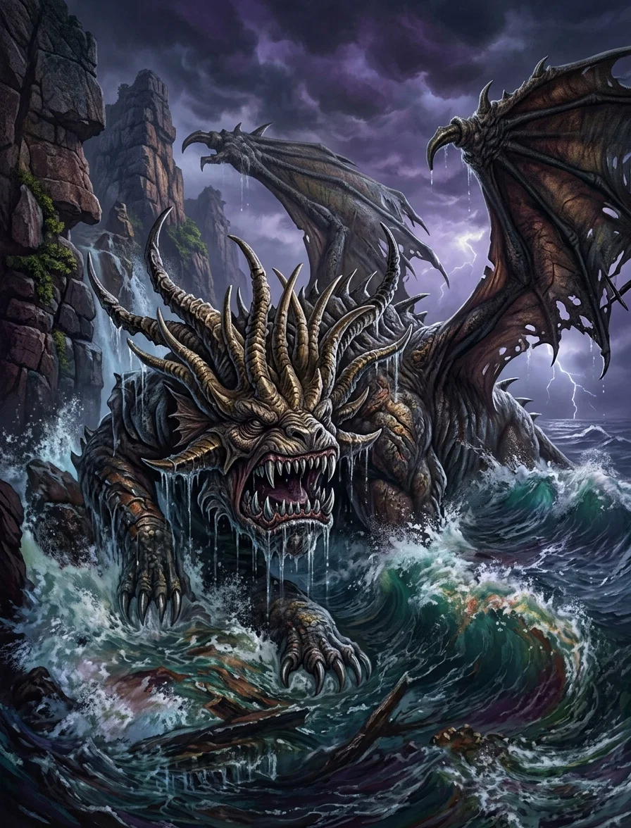 “Behold a fourth beast, dreadful and terrible, and strong exceedingly; and it had great iron teeth”