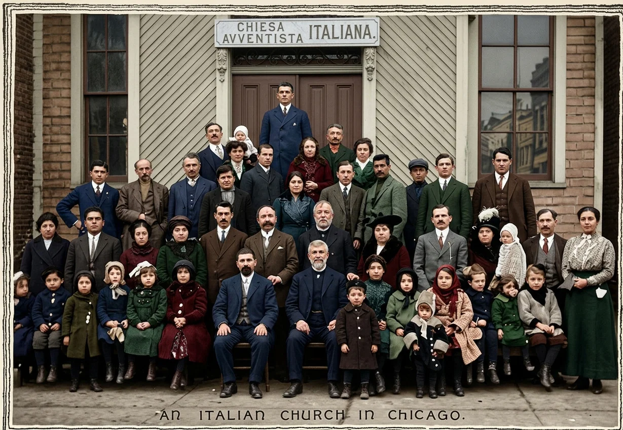 AN ITALIAN CHURCH IN CHICAGO