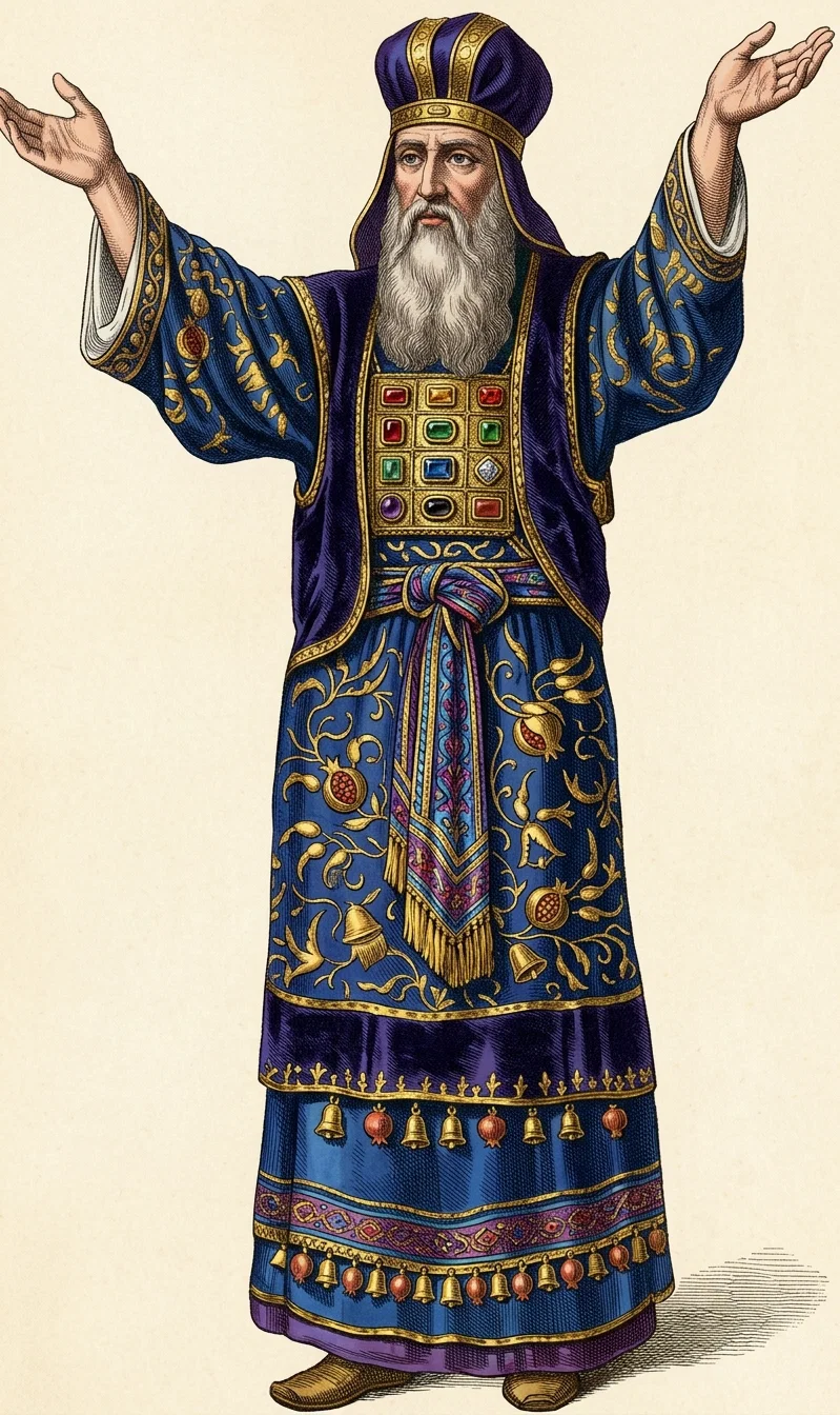 and Jewish High Priest in Full Dress.