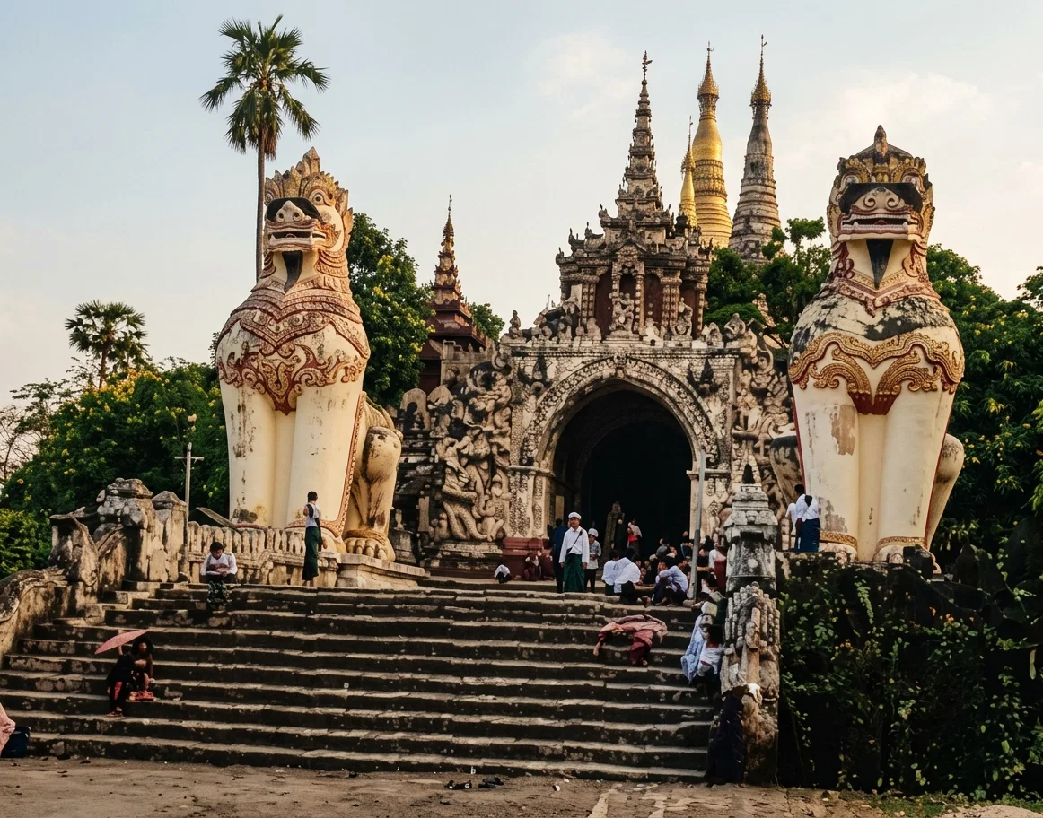 ENTRANCE TO SHWAY DAGON PAYAH