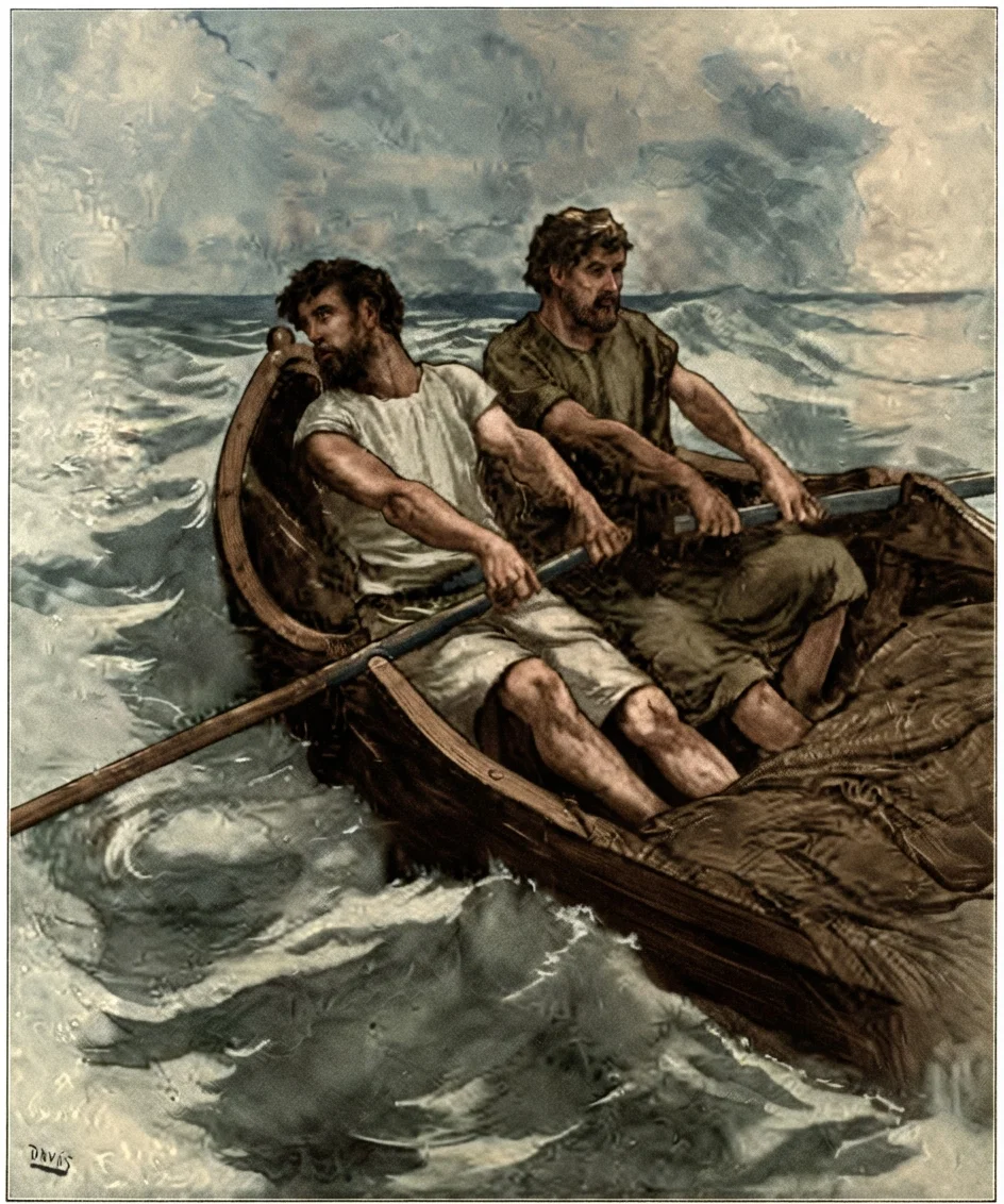 PETER and ANDREW, Fishermen. Matt. 4 : 18.