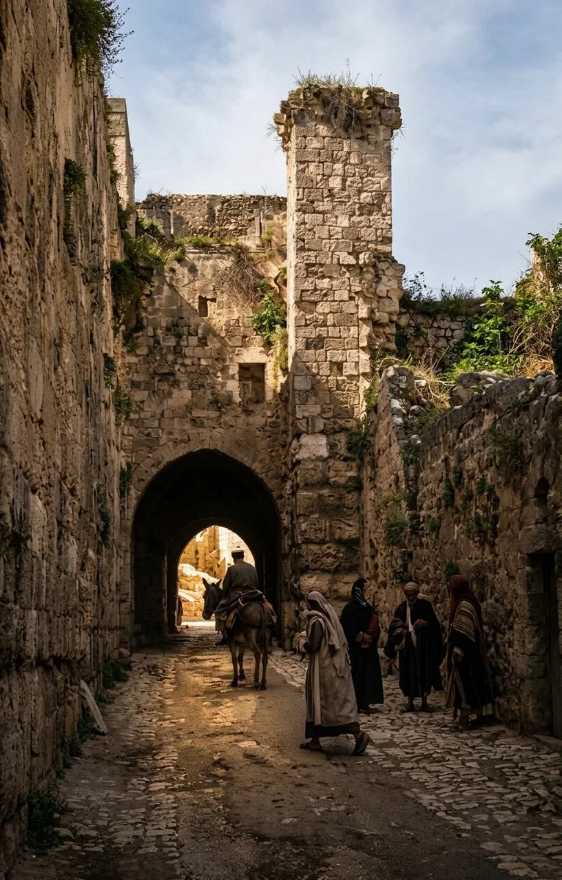 JERUSALEM, TOWER OF ANTONIA.