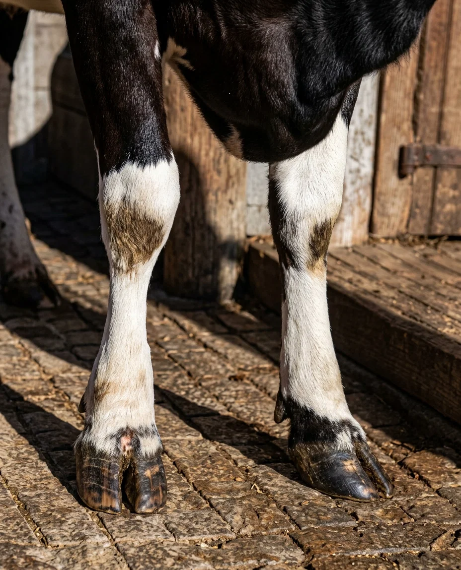 Courtesy U. S. Bureau of Animal Industry
FRONT FEET OF COW WITH FOOT-AND-MOUTH DISEASE