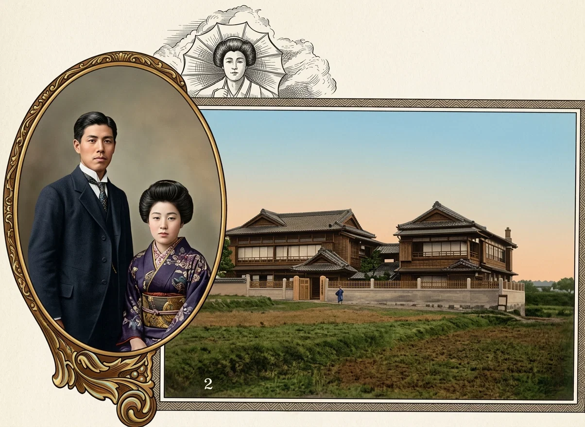 1. EVANGELIST KUNIYA AND WIFE. 2. SANITARIUM, KOBE