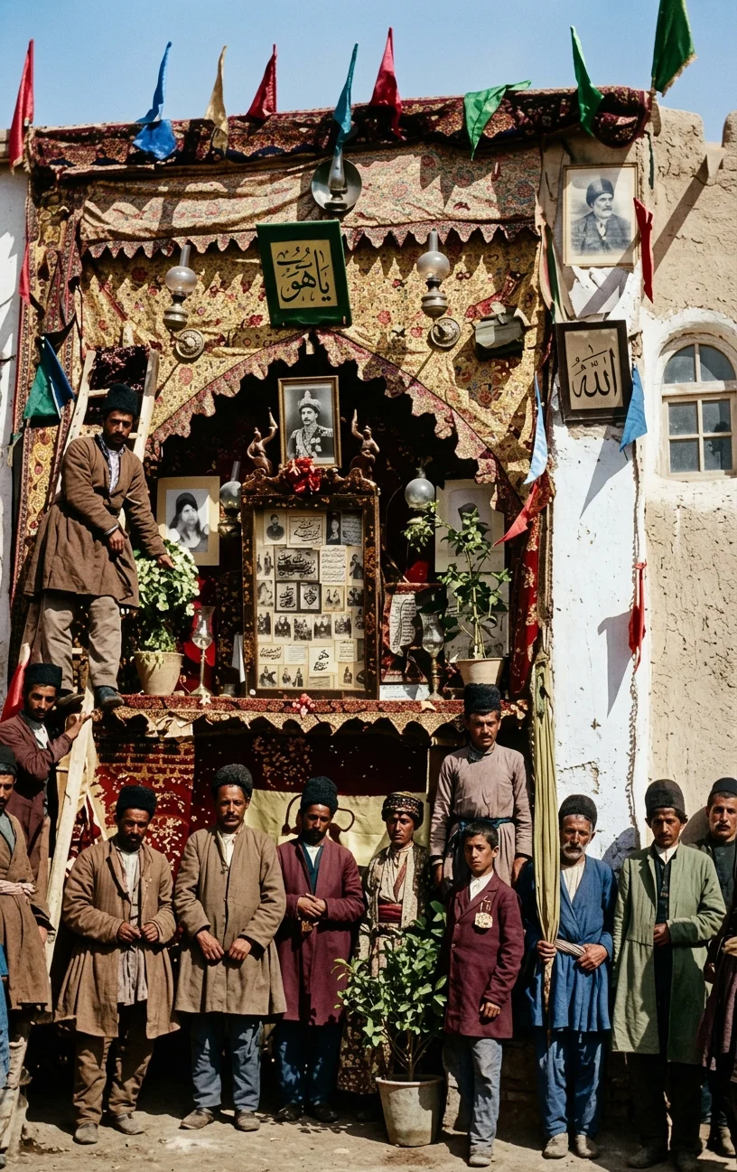 WAITING TO SEE THE SHAH PASS, URUMIAH, PERSIA