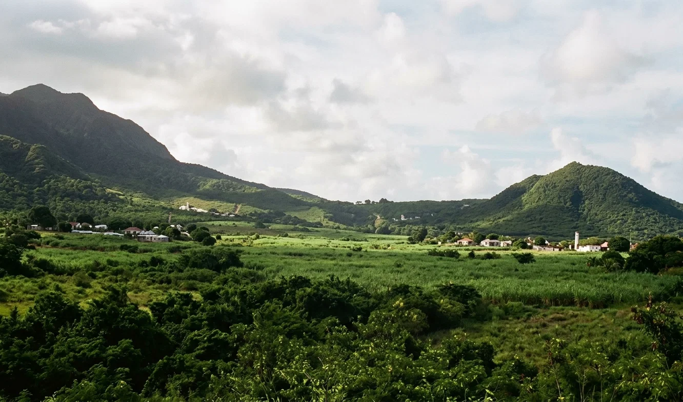 MONKEY HILL AND THE ST. KITTS MOUNTAINS
