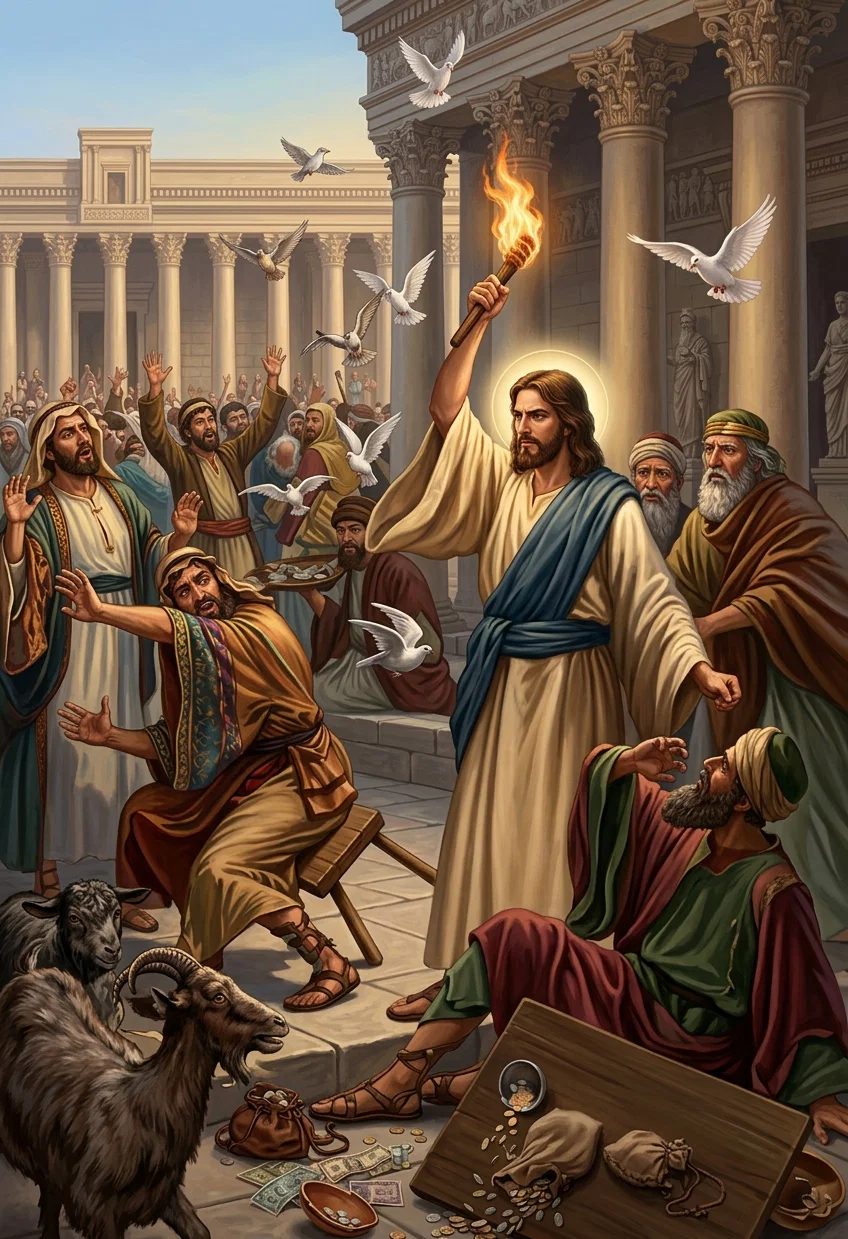 THE CLEANSING OF THE TEMPLE