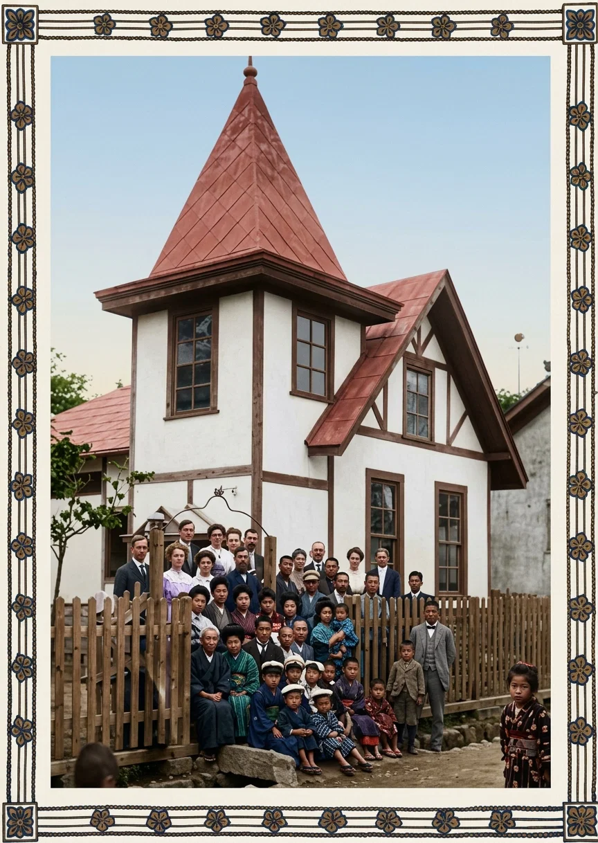 Dedication of Our Church at Wakamatsu, Japan, June, 1914