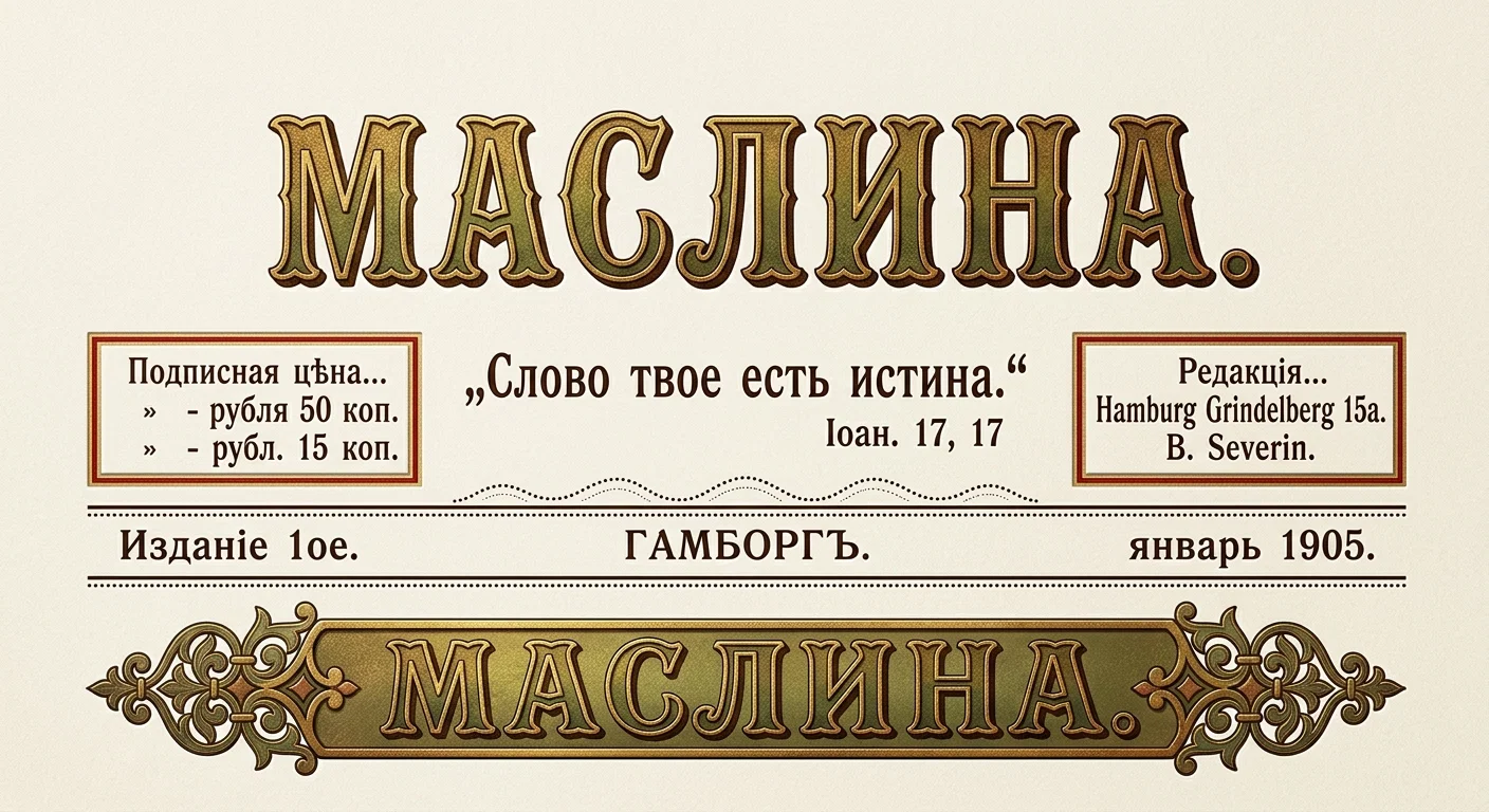 FACSIMILE OF THE HEADING OF OUR RUSSIAN PAPER