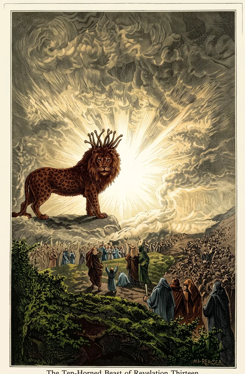The Ten-Horned Beast of Revelation Thirteen.
