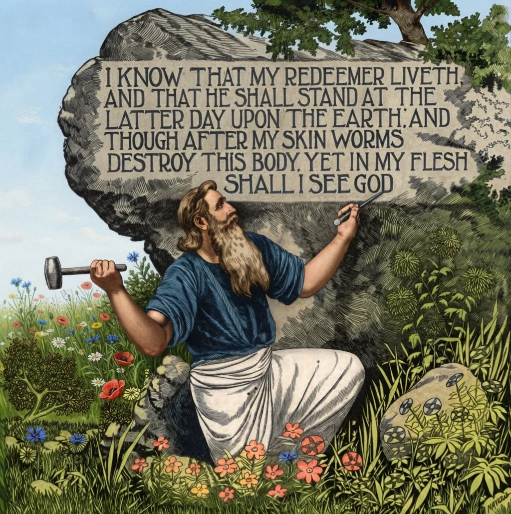 The above words are a part of the expression of the hope of the old Idumean patriarch Job, who wished that they might be "printed in a book" and "graven with an iron pen and lead in the rock forever." See Job 19:23-27. His prayer has been answered and his hope echoed and re-echoed by the faithful in after ages. That hope centers in the resurrection of the dead at the second coming of Christ. It is the only hope of future continued life. 1 Cor. 15:12-23; 1 Thess. 4:13-17.