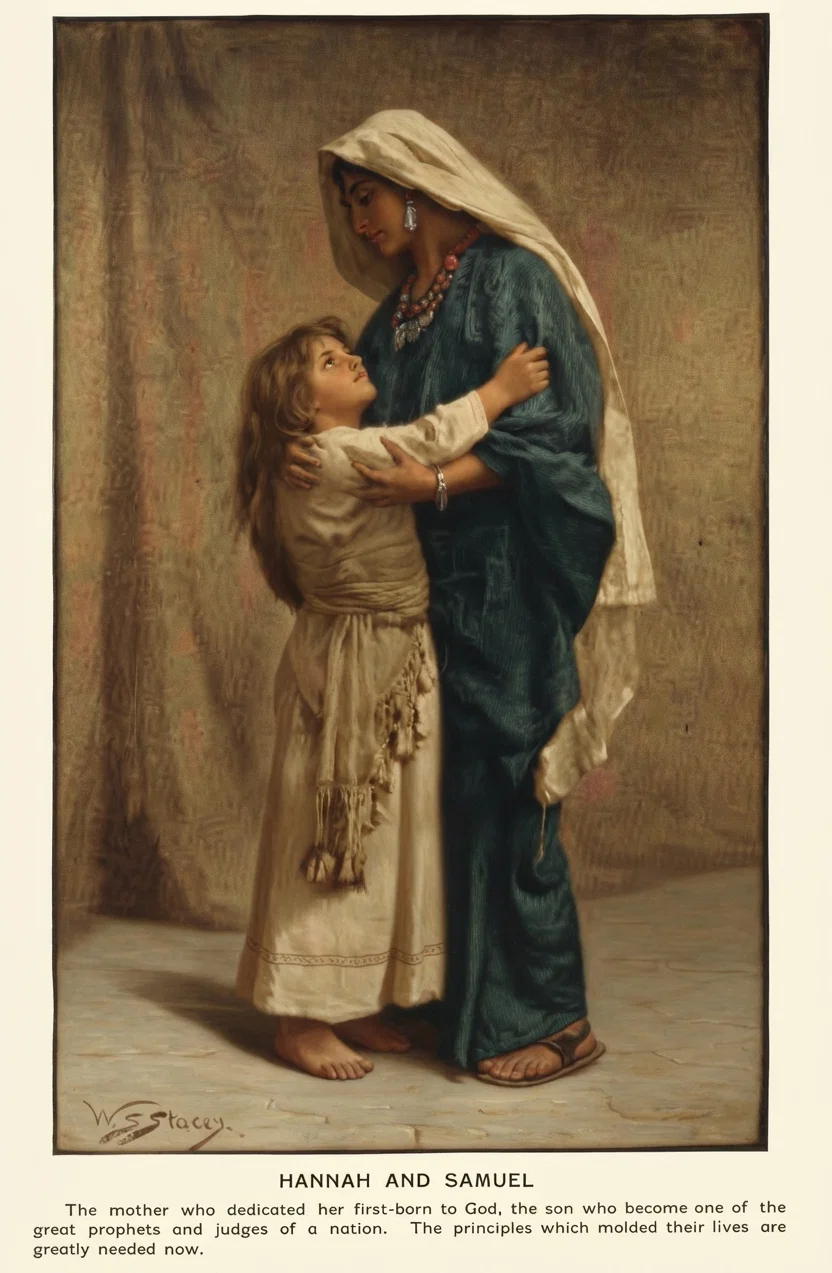 HANNAH AND SAMUEL The mother who dedicated her first-born to God, the son who became one of the great prophets and judges of a nation. The principles which molded their lives are greatly needed now.