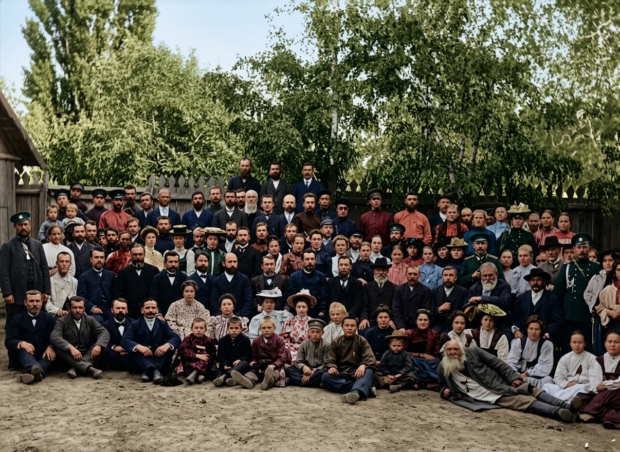 ATTENDANTS AT OUR MEETING AT BENDER, SOUTH RUSSIA