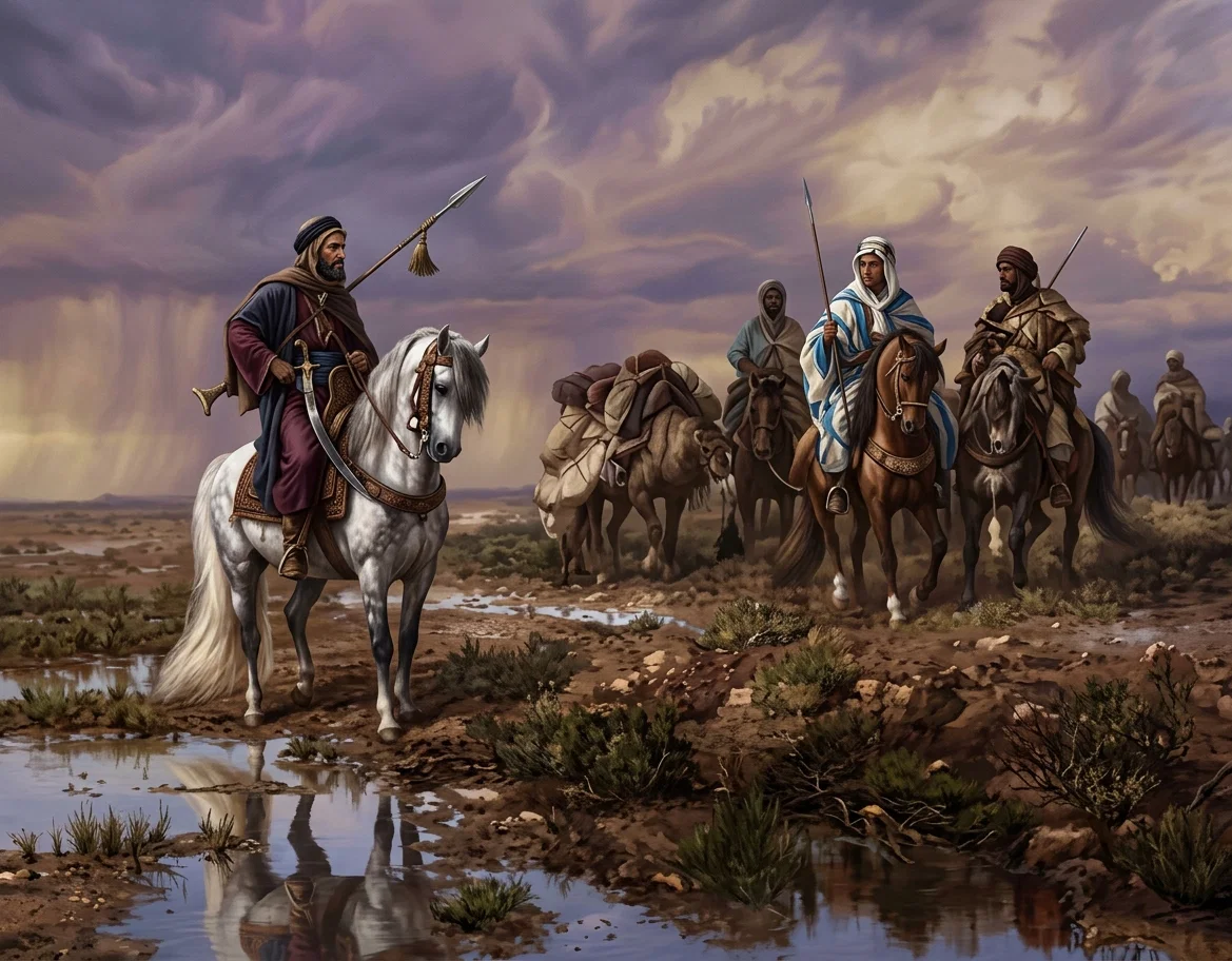 Arab Sheik Traveling: an Ishmaelite of To-day.