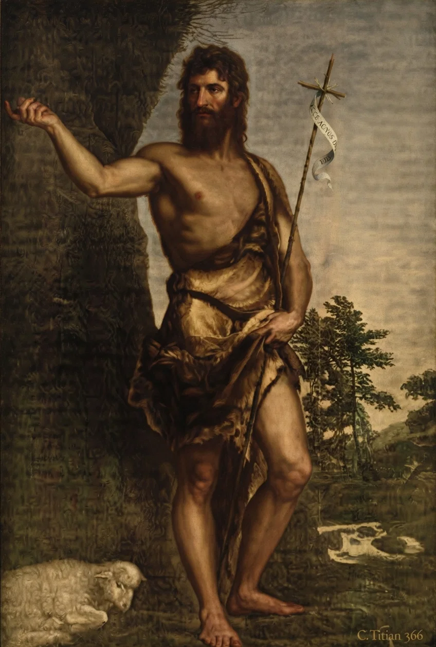 JOHN THE BAPTIST IN THE WILDERNESS.
