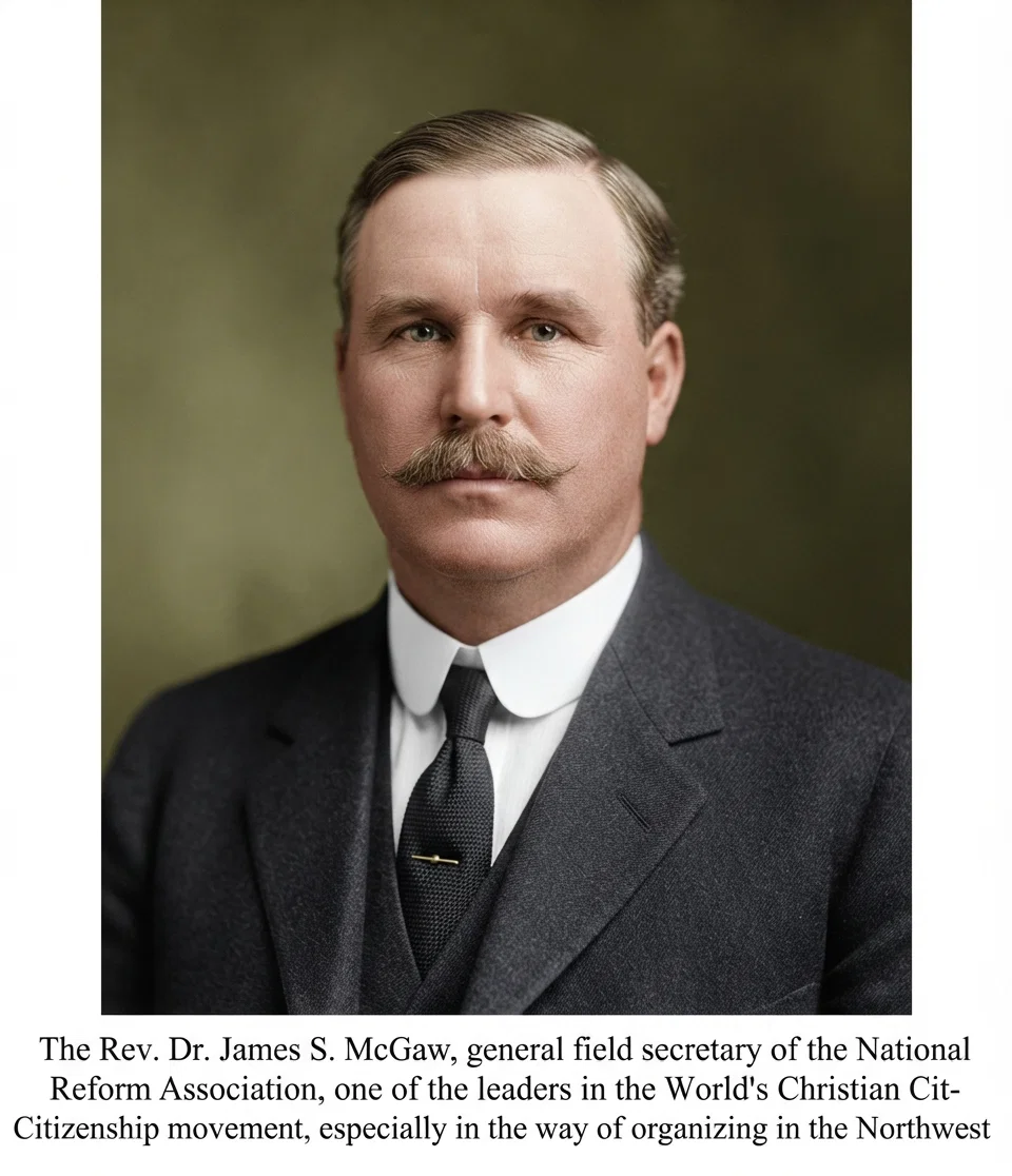 The Rev. Dr. James S. McGaw, general field secretary of the National Reform Association, one of the leaders in the World's Christian Citizenship movement, especially in the way of organizing in the Northwest