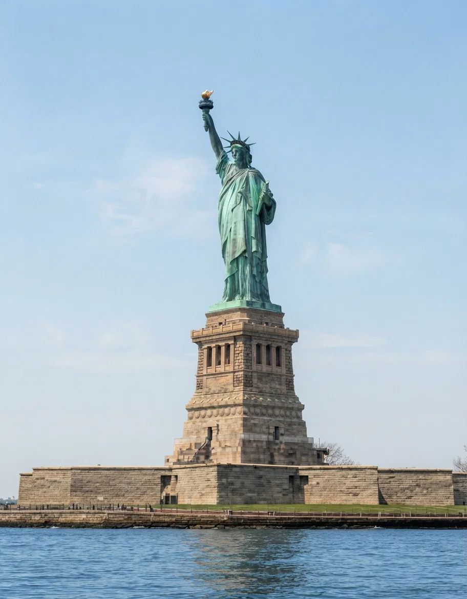 Bartholdi's Statue of Liberty.