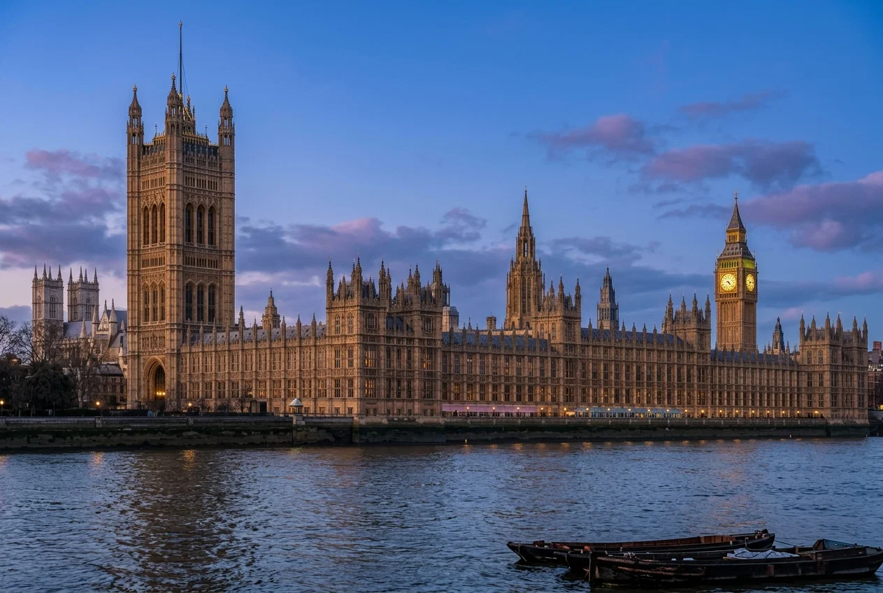 British Houses of Parliament.