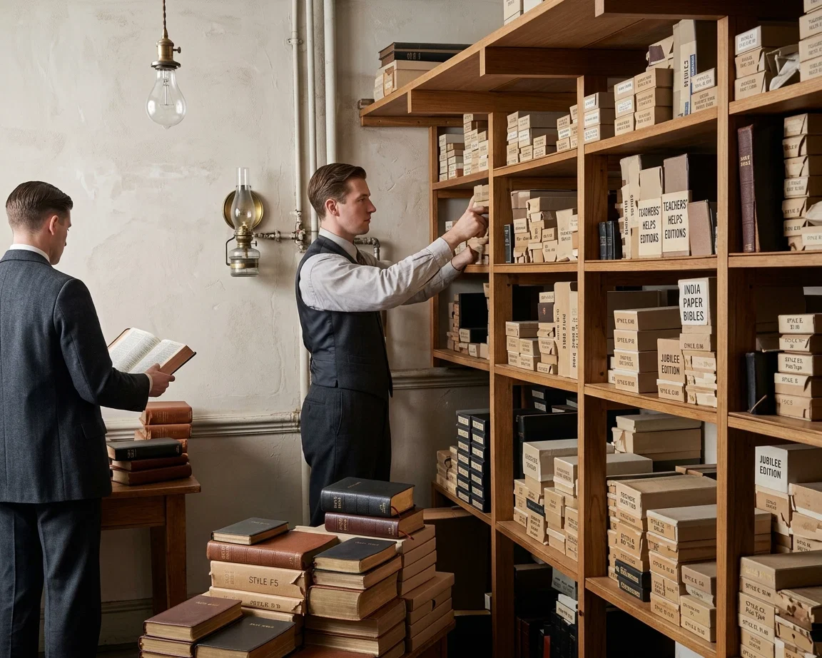 A CORNER OF OUR BIBLE STOCK ROOM