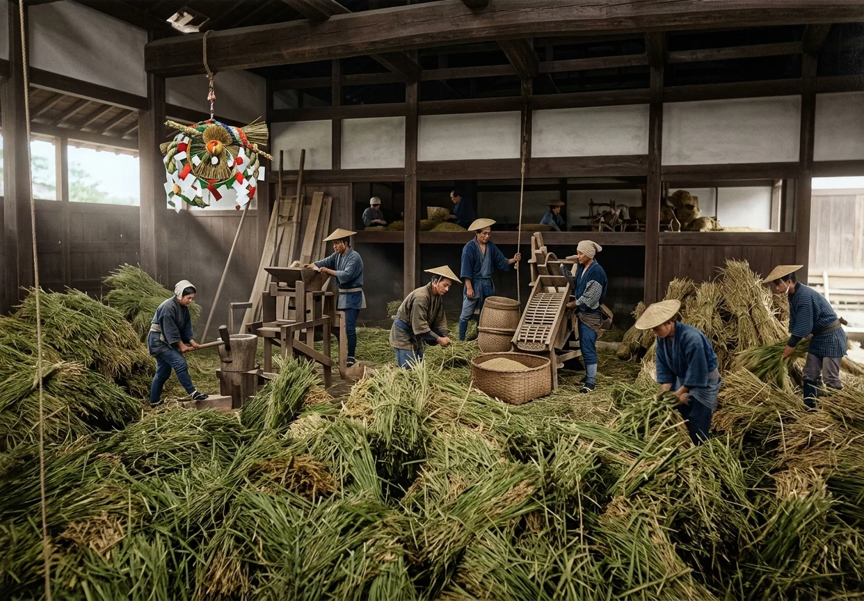 Scene on a Rice Plantation.