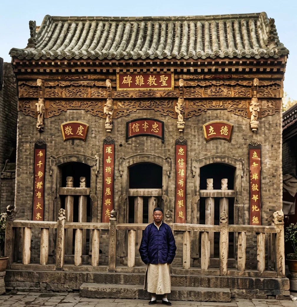 A Chinese Memorial to Christian Martyrs, at Tai-Ku