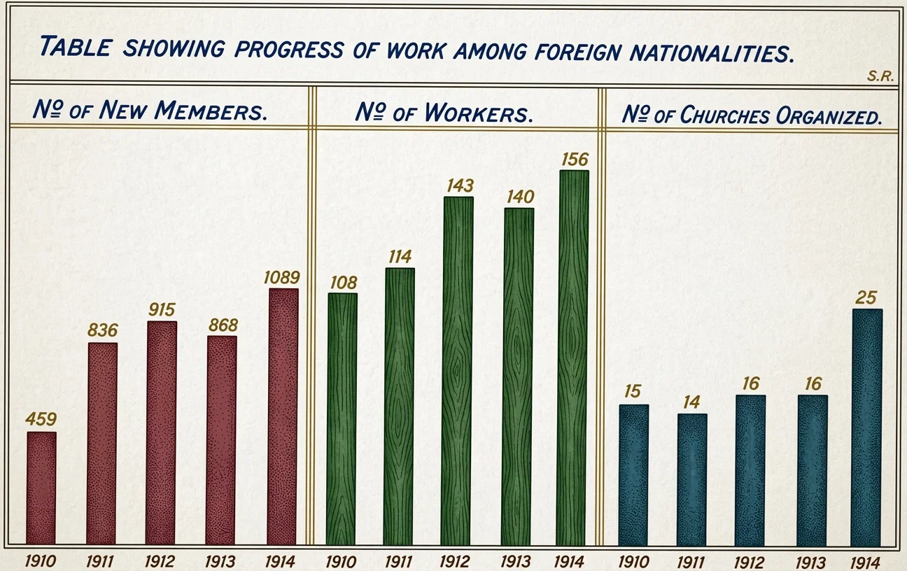 NORTH AMERICAN FOREIGN DEPARTMENT 1910 - 1914.