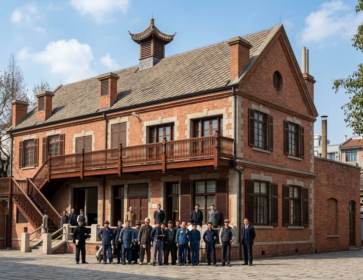 PRINTING-OFFICE AND CHAPEL, SHANGHAI
Headquarters of the Eastern Asiatic Field.