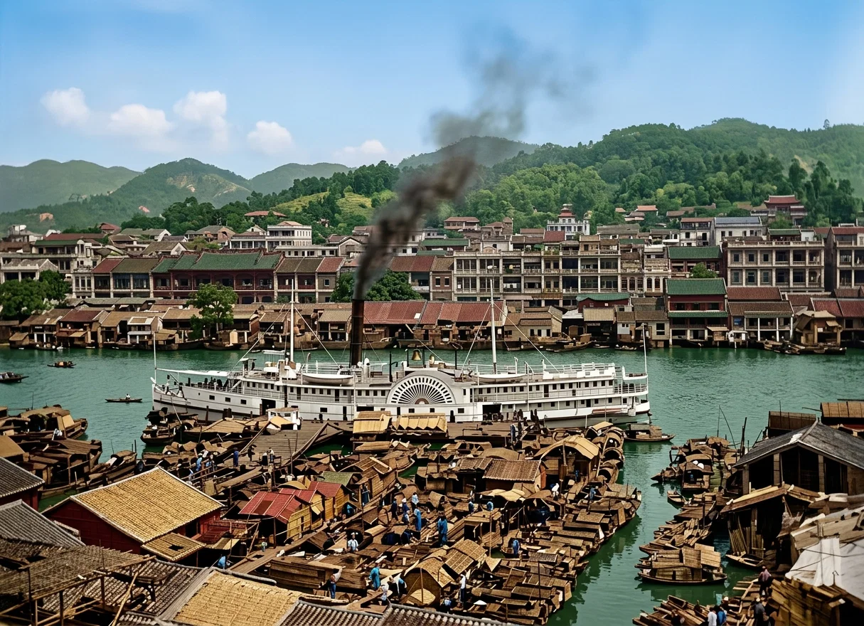 HOUSE BOATS, CANTON RIVER