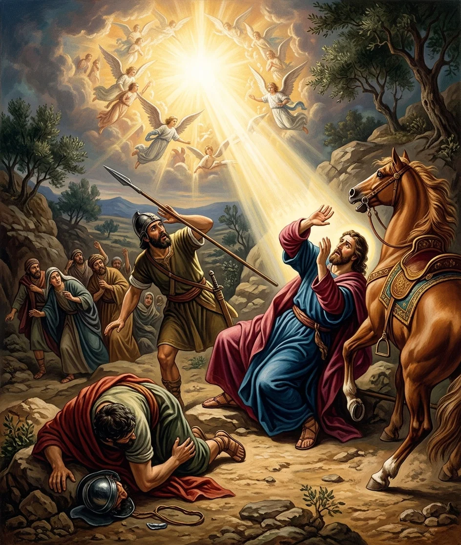 CONVERSION OF SAUL. ACTS 9: 3, 4