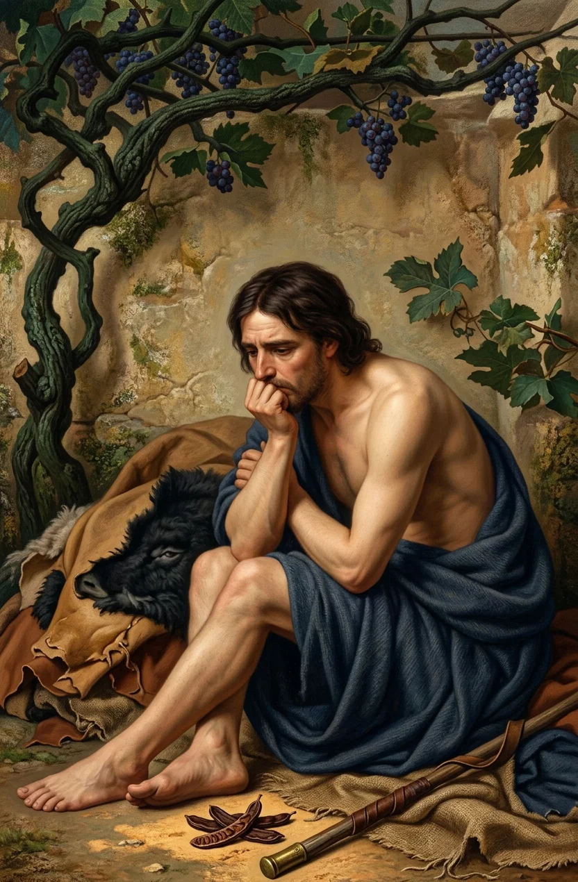 “He is fain to fill himself with the husks.”