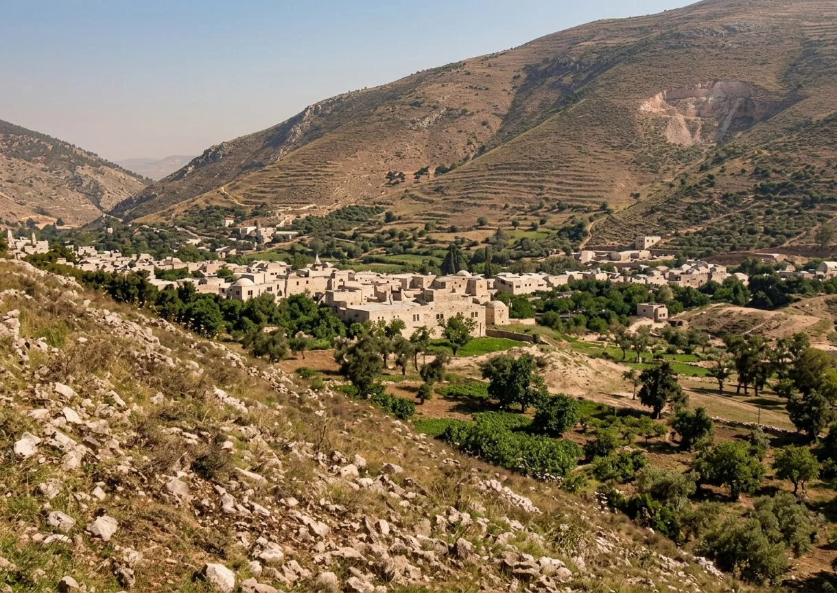 SHECHEM, BETWEEN EBAL AND GERIZIM.