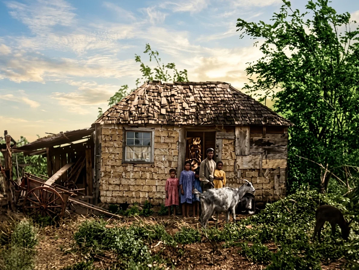 A Cabin in Barbados. "Be It Ever So Humble, There Is No Place Like Home."