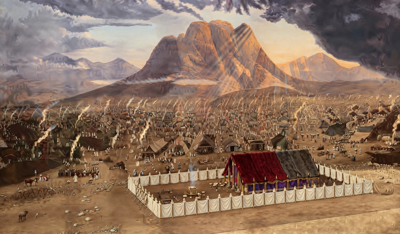 The Tabernacle in the Wilderness, the Services and Priesthood of Which Were Typical of the Sacrifice and Priesthood of Our Lord Jesus Christ for Sin.