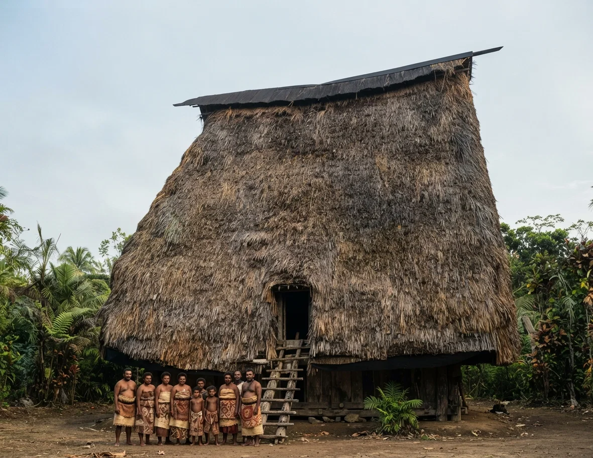 Native Chief's House, Fiji,