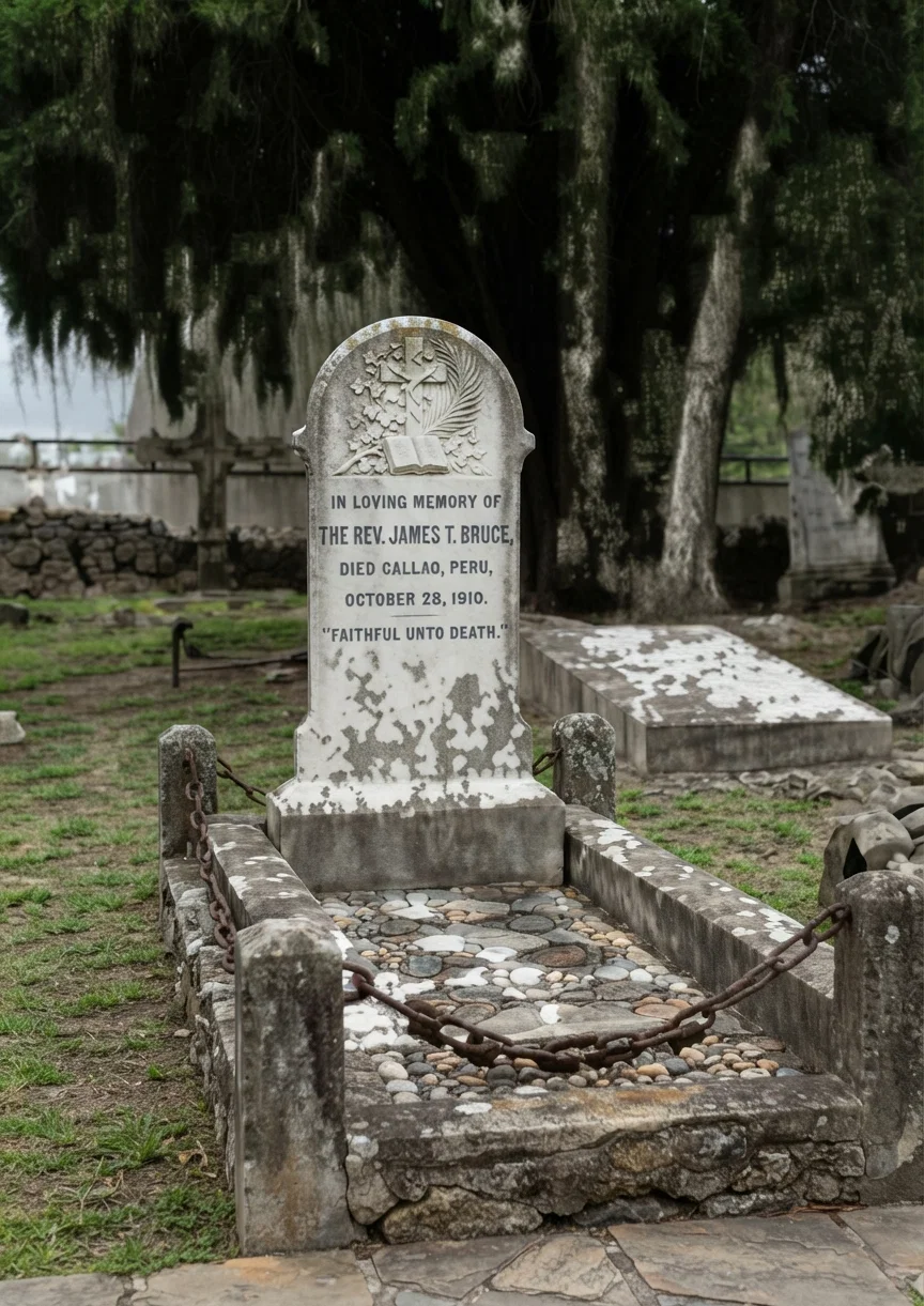 A FALLEN MISSIONARY, CALLAO, PERU