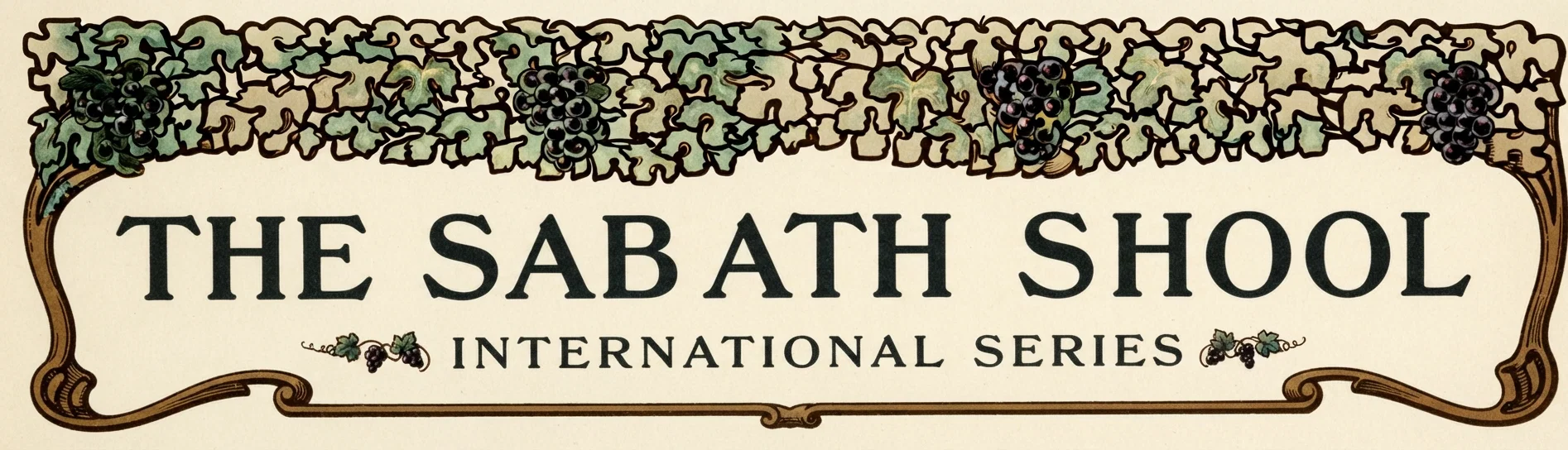 THE SABBATH SCHOOL INTERNATIONAL SERIES