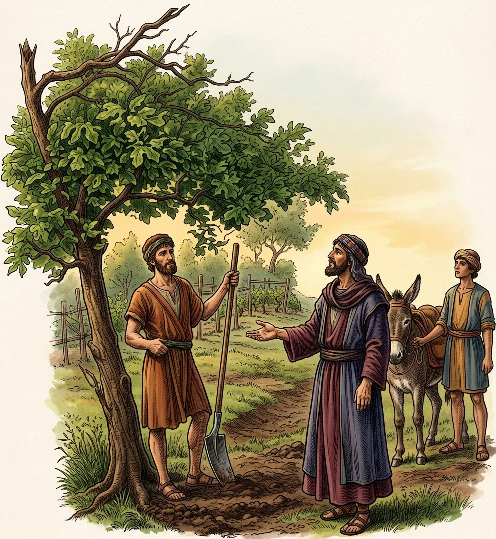 “Let it alone this year also, till I shall dig about it, and dress it: and if it bear fruit, well.”