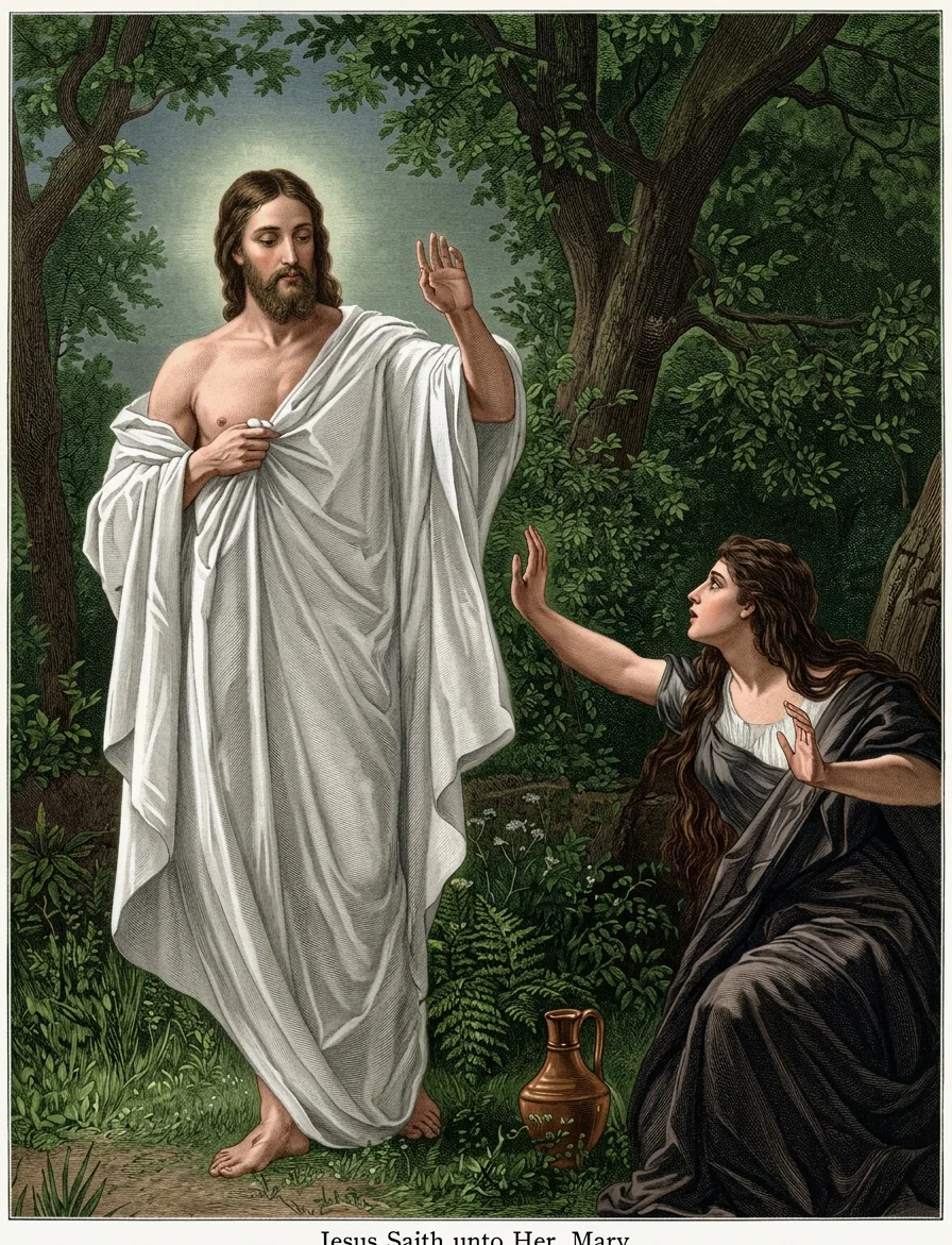 Jesus Saith unto Her, Mary.