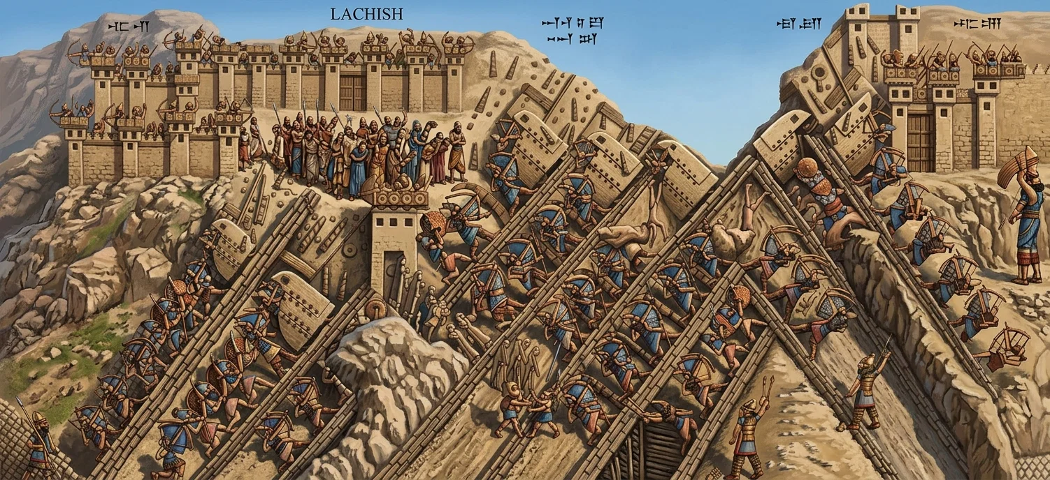 THE STORMING OF LACHISH BY SENNACHERIB’S ARMY