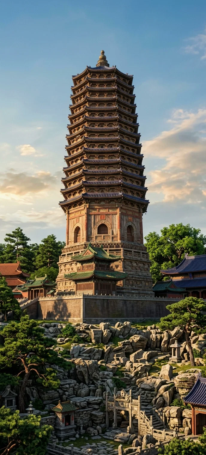A Chinese Temple.