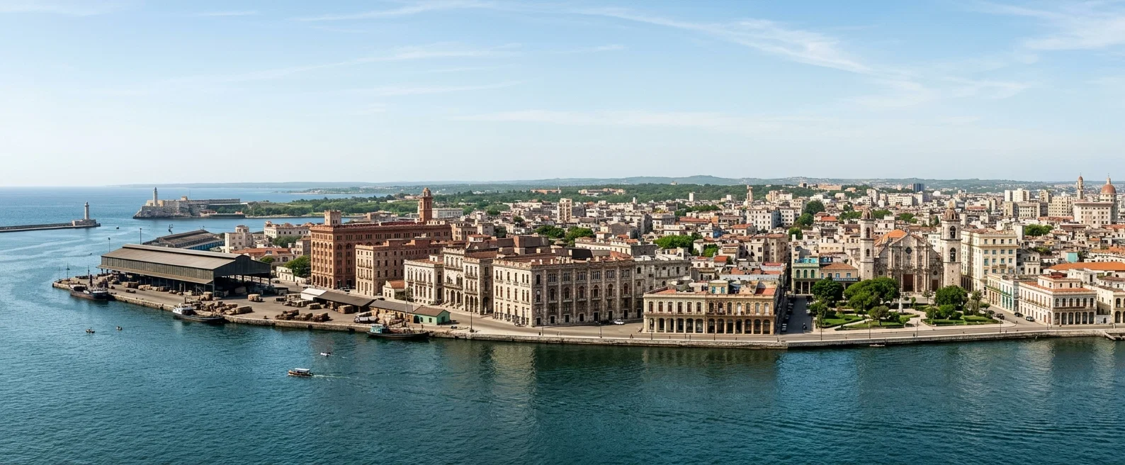 WATER FRONT, HAVANA, CUBA