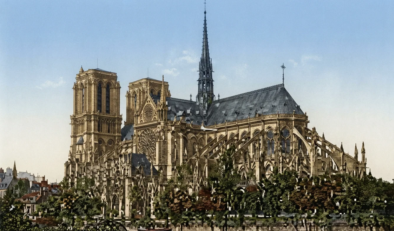 Cathedral of Notre Dame (Our Mother), Paris.